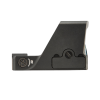 Mepro MPO-S pistol red dot sight side profile with visible adjustment dial and slim housing design
